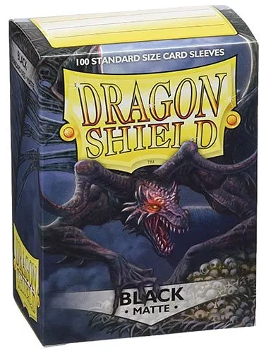 DRAGON SHIELD Standard-Kartenhüllen Matte Black 100pz