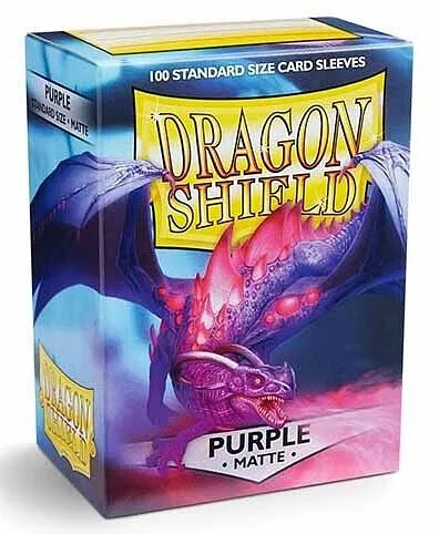 DRAGON SHIELD Standard-Kartenhüllen Matte Purple 100pz