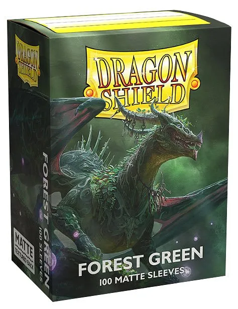 DRAGON SHIELD Standard-Kartenhüllen Matte Waldgrüne 100pz