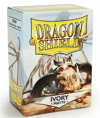 DRAGON SHIELD Standard-Kartenhüllen Matte Ivory 100pz