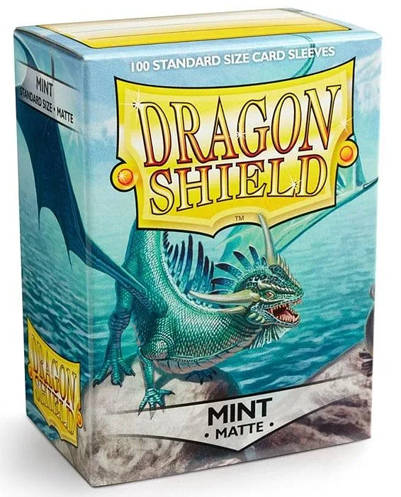 DRAGON SHIELD Standard-Kartenhüllen Matte Mint 100pz