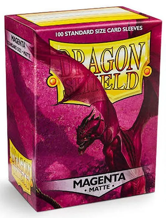 DRAGON SHIELD Standard-Kartenhüllen Matte Magenta 100pz