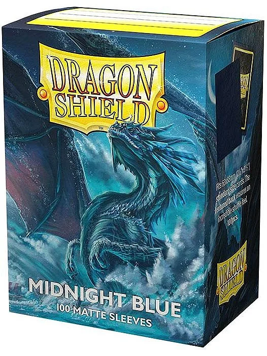 DRAGON SHIELD Standard-Kartenhüllen Matt Midnight Blue 100pz