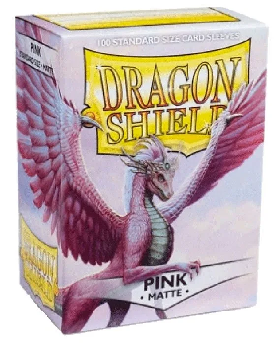 DRAGON SHIELD Standard-Kartenhüllen Matte Pink 100pz