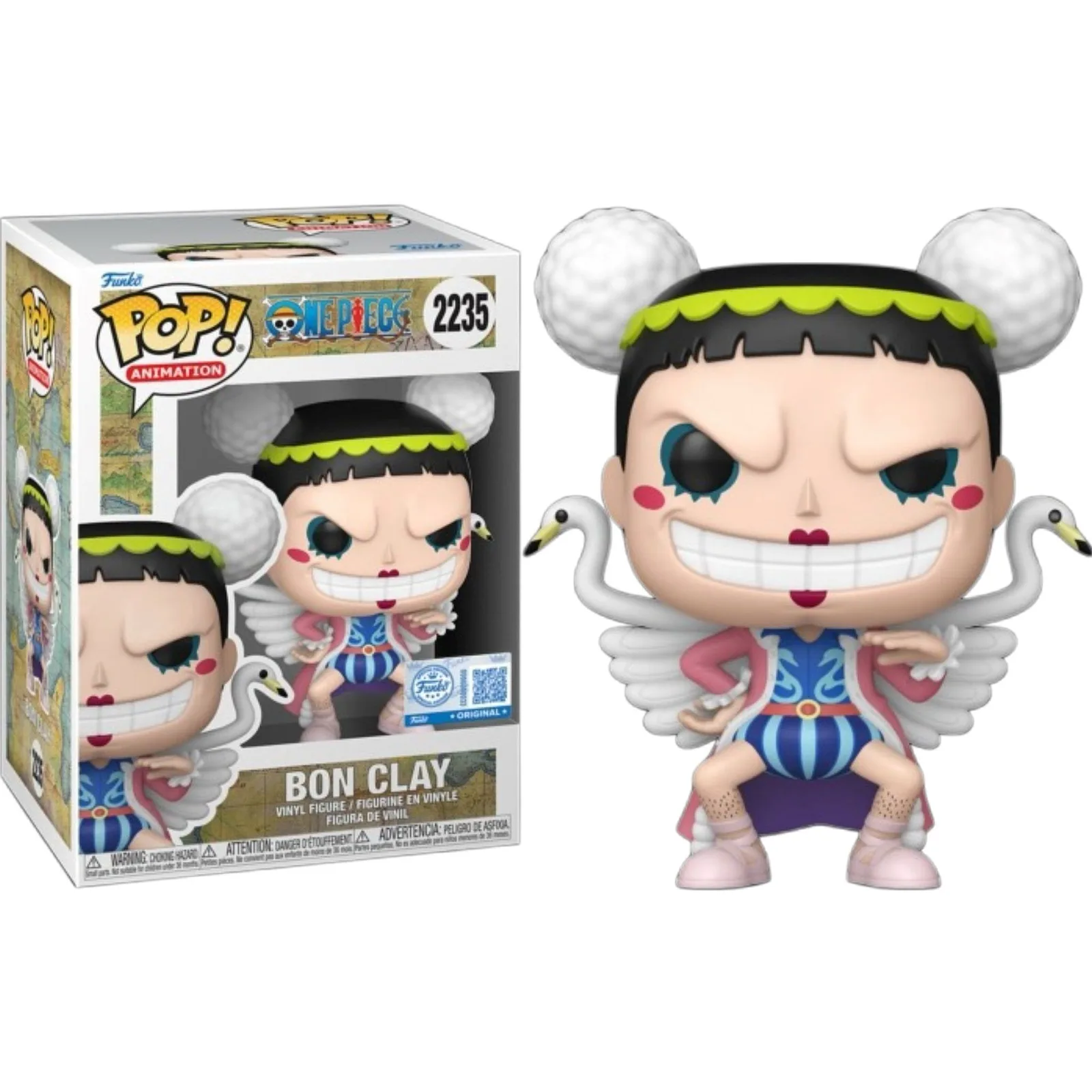 FUNKO POP Animation: One Piece - 2235 Bon Clay With Chase (Exclusive) 9cm