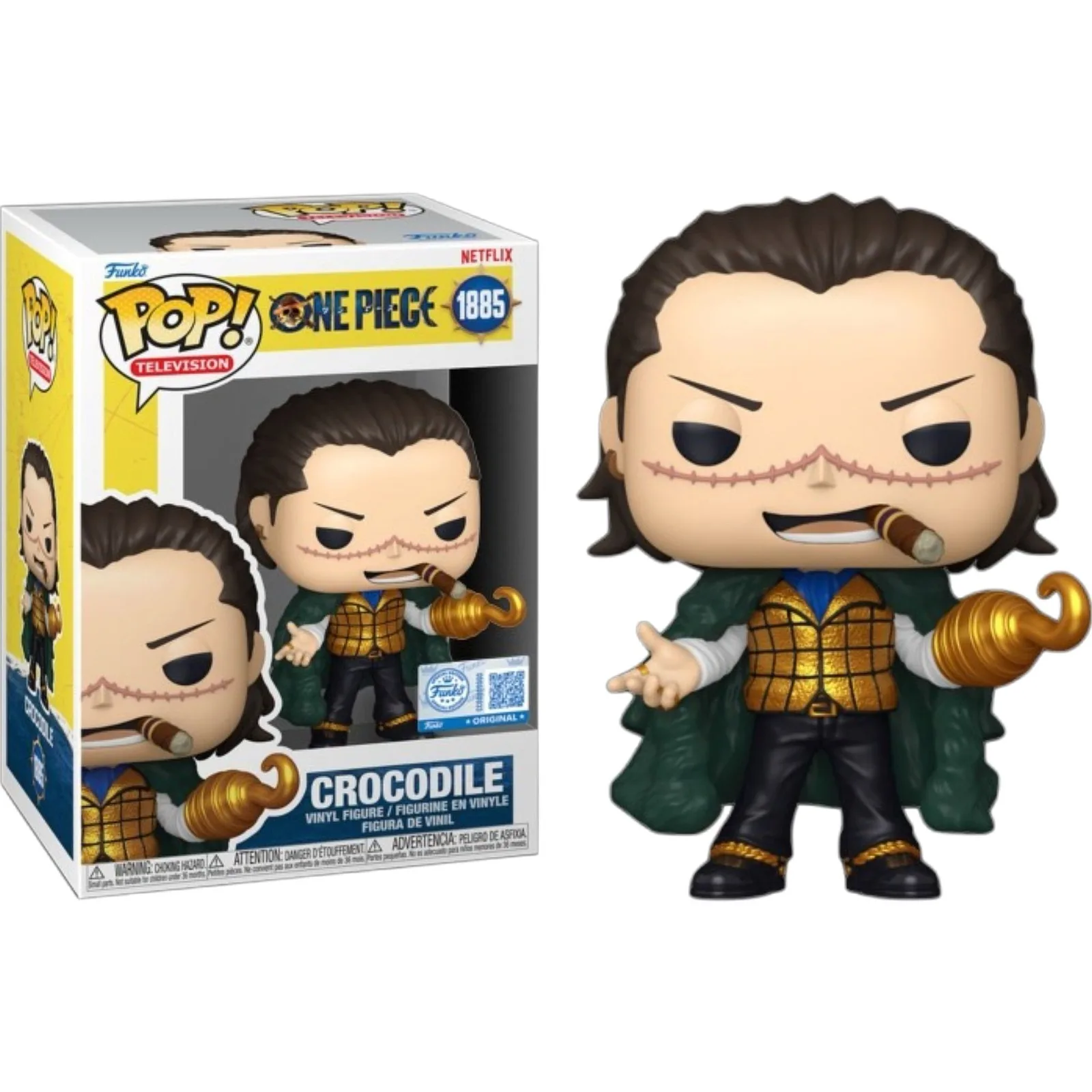 FUNKO POP Television: One Piece - 1885 Crocodile (Exclusive) 9cm