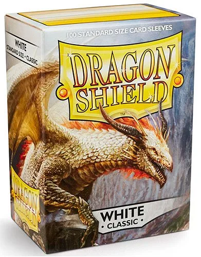 DRAGON SHIELD Standard-Kartenhüllen Classic White 100pz