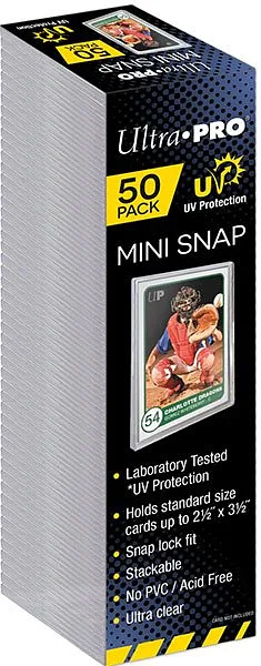 ULTRA PRO MINI SNAP UV Kartenhüllen Set 50pz