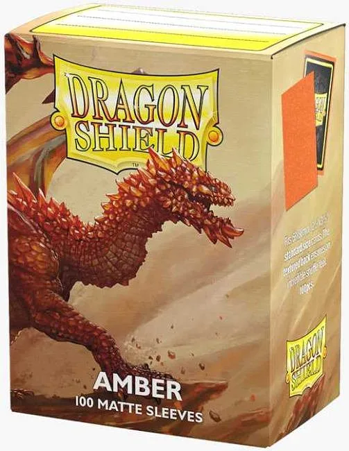 DRAGON SHIELD Standard-Kartenhüllen Matte Amber 100pz