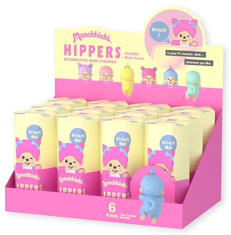 SONNY ANGEL Hippers Monchhichi Colors Wink 1pz Sortiment