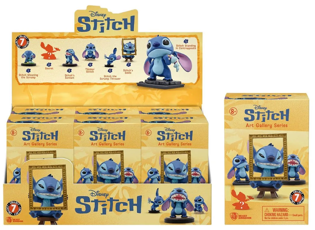 YuMe Hero Box Disney Stitch Art Gallery 1pz Sortiment