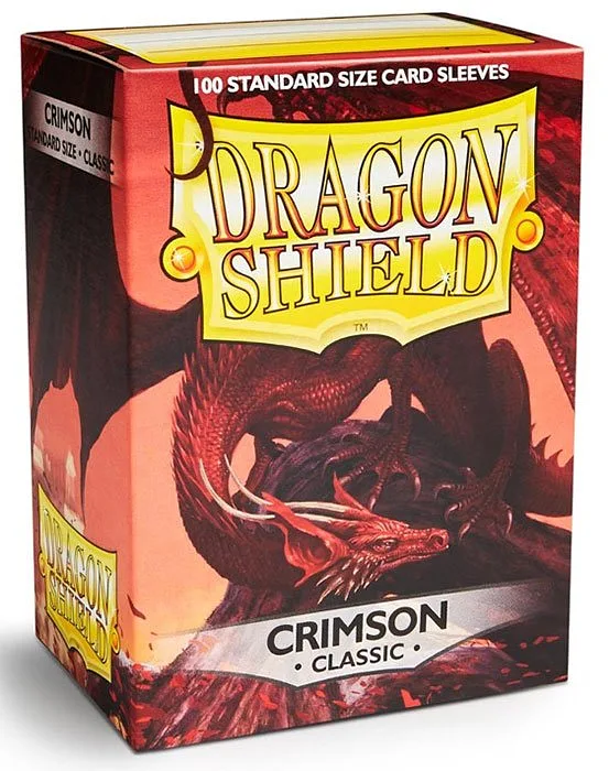 DRAGON SHIELD Standard-Kartenhüllen Classic Crimson 100pz