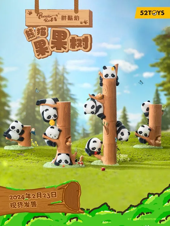 PANDA ROLL Obstbaumklettern Serie 1pz Sortiment
