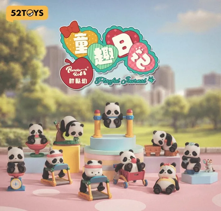 PANDA ROLL Playful Journal Series 1pz Sortiment