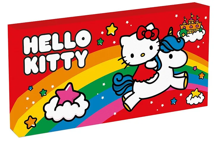 Tela Retroilluminata LED Hello Kitty Rainbow