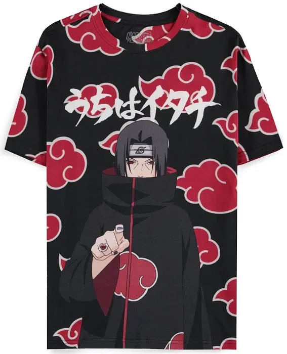Deluxe T-Shirt Naruto Shippuden Itachi Wolken L