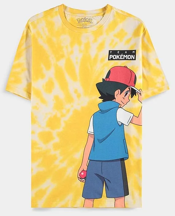 Deluxe-T-Shirt Pokemon Ash & Pikachu L
