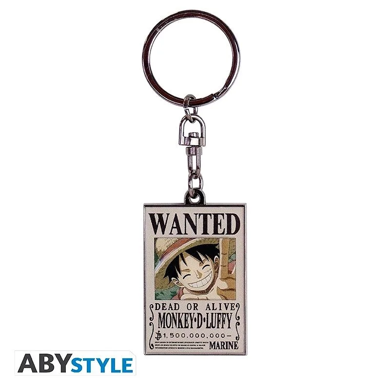 ABYSTYLE ONE PIECE - Schlüsselanhänger: "WANTED Luffy"