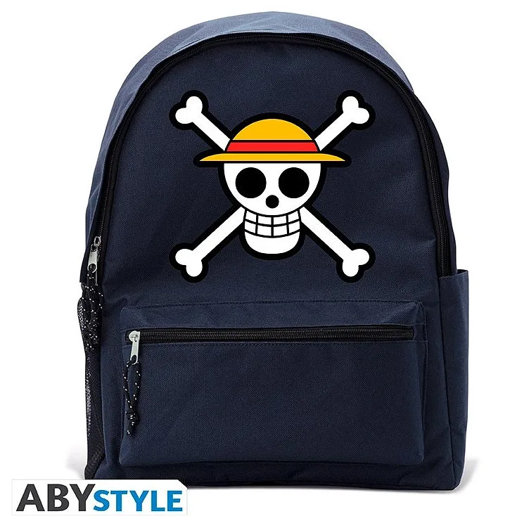 ABYSTYLE ONE PIECE - Blauer Rucksack - "Skull"