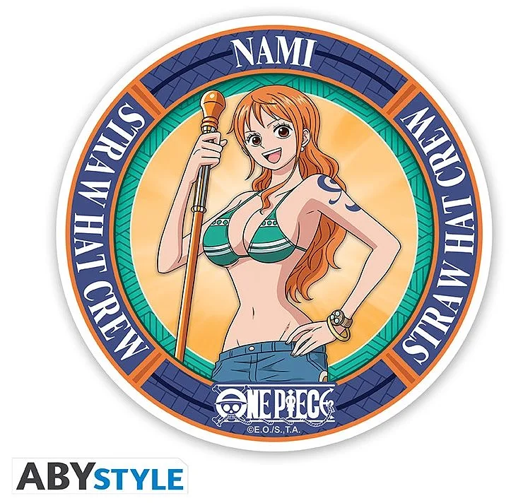 ABYSTYLE - ONE PIECE - Keramische Coasters "Nami"