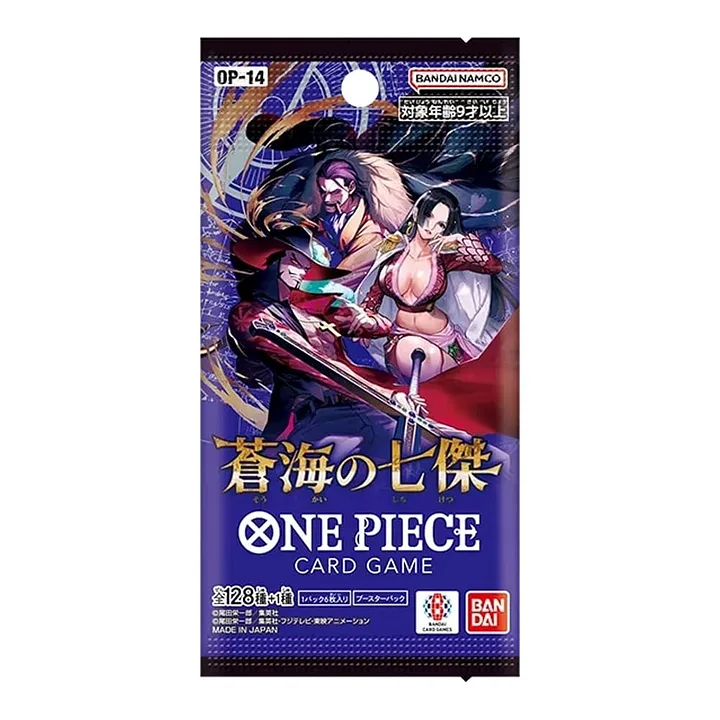 ONE PIECE CARD GAME: OP-14 The Azure Sea's Seven - Booster Pack JAP - (Sammelobjekt)