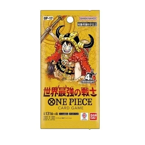 ONE PIECE CARD GAME: OP-17 Worlds Strongest Warrior - Booster Pack JAP - (Sammelobjekt)