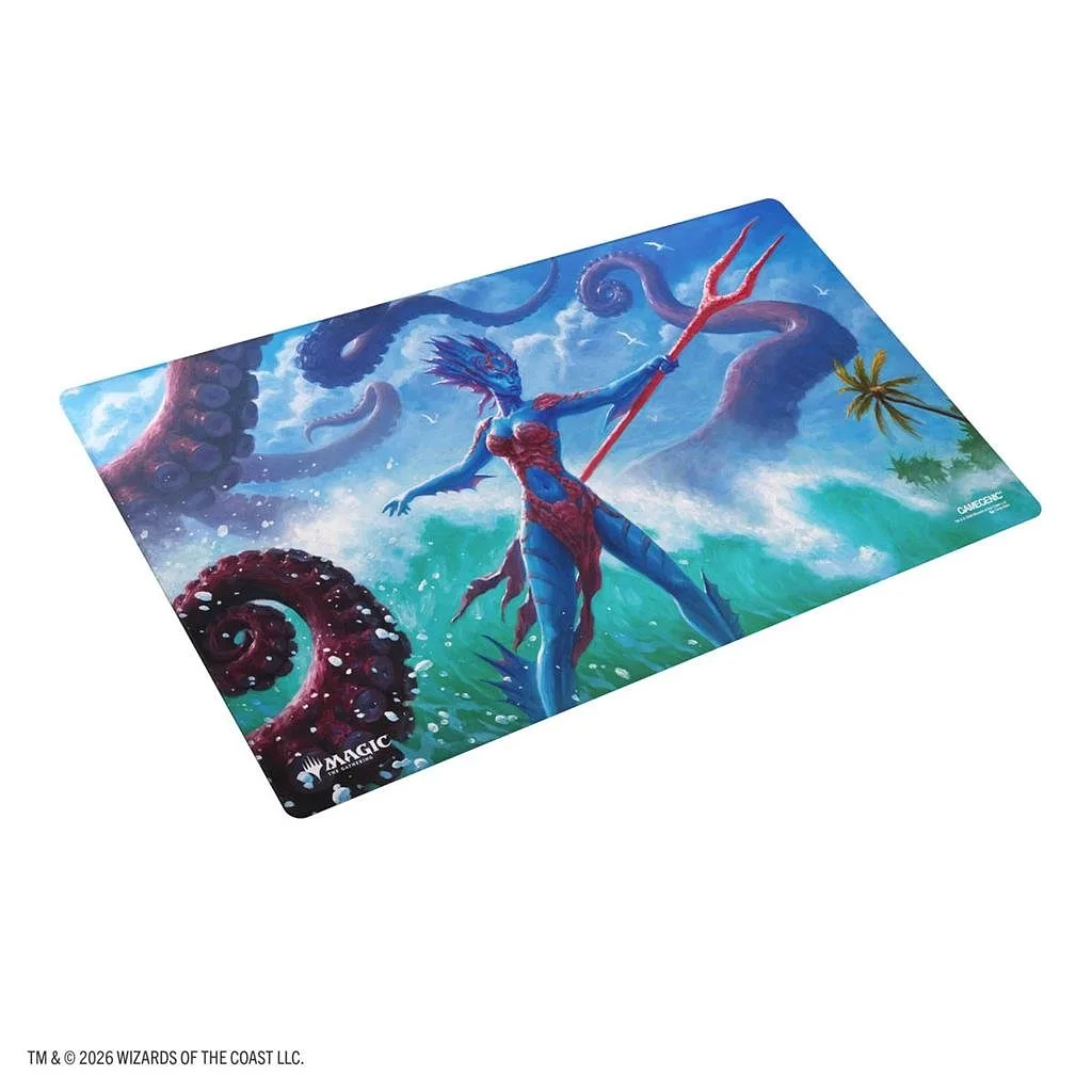 GAMEGENIC Magic: The Gathering - Reality Fracture - Doppelseitige Spielmatte - Kiora Salt San/Fire