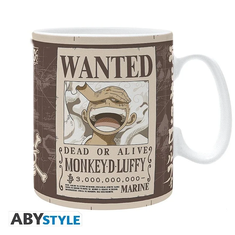 ABYSTYLE ONE PIECE - Tasse 460 ml: "Luffy Wanted"