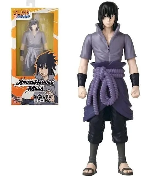 BANDAI RED Naruto: Anime Heroes Mega - Sasuke Uchiha 30cm