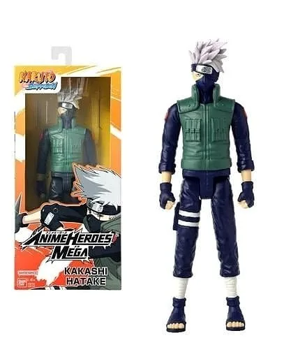 BANDAI RED Naruto: Anime Heroes Mega - Kakashi Hatake 30cm
