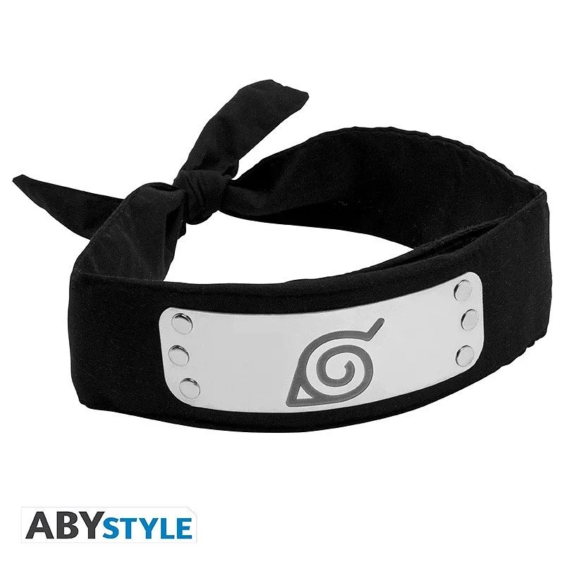 ABYSTYLE NARUTO SHIPPUDEN - Nachbildung der Ninja-Band - Konoha (Schwarz)