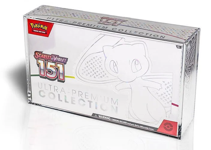 Acrylic Box Protection for Pokemon Collection 151 Ultra Premium