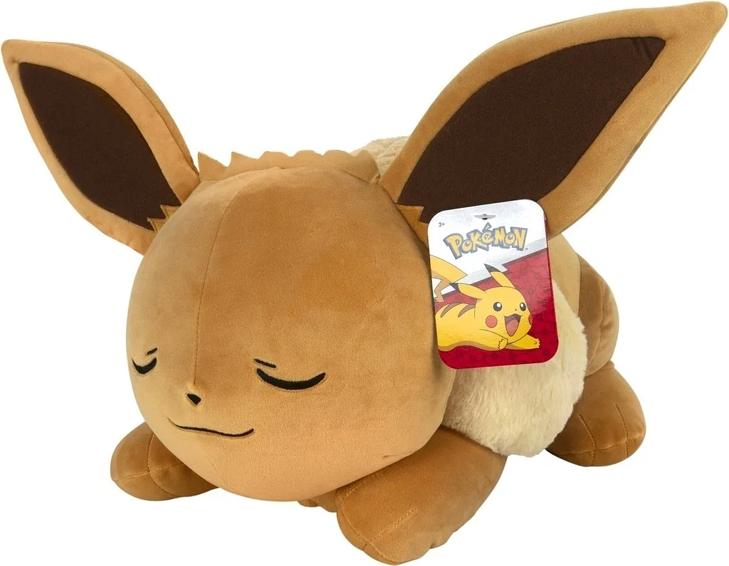 JAZWARES Kuscheltier: Pokemon - Schlafendes Eevee 45cm