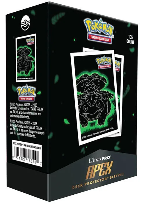 ULTRA PRO Neon Kanto Kartenhüllen APEX Venusaur 105pz