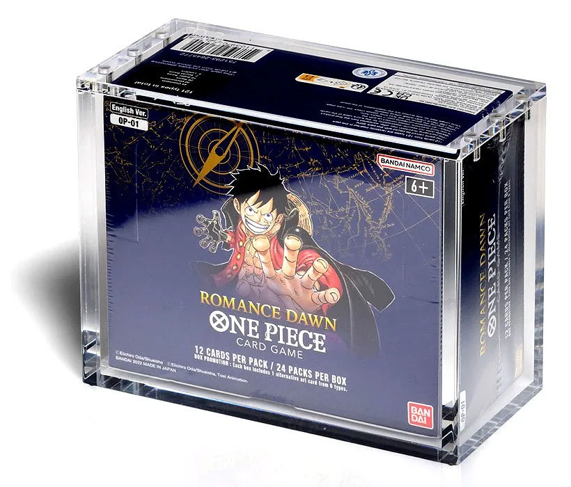 Acrylic Box Protection One Piece ENG OP-01/02/03 Box