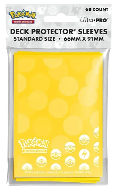 ULTRA PRO Pokemon Card Sleeves Lightning Type 65pz