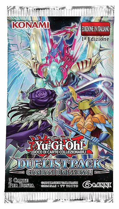 YUGI Duelist Pack Guardiani Dimensionali 1 Booster