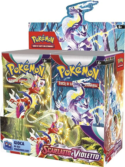 Pokemon ITA Karmesin & Purpur 01 Display mit 36 Boostern