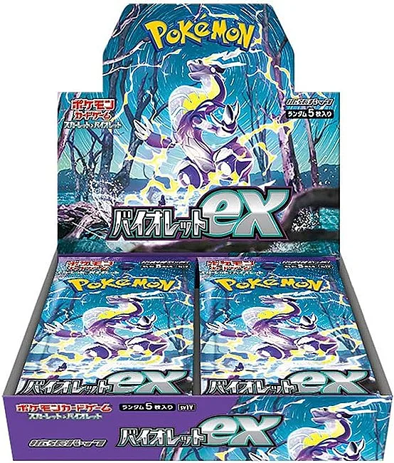 Pokemon JPN Violet Ex Display mit 30 Boostern
