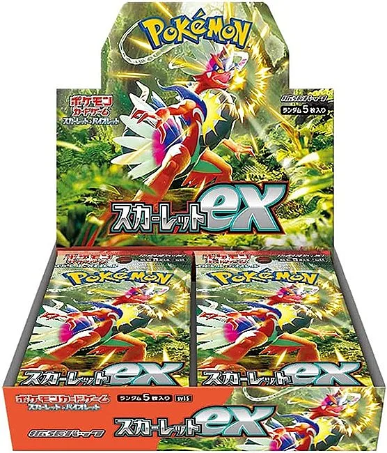 Pokemon JPN Scarlet Display mit 30 Boostern
