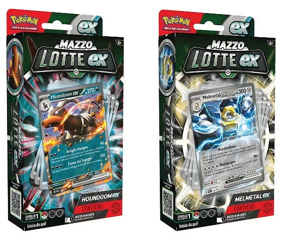 Pokemon ITA Battle Deck Houndoom Ex / Melmetal Ex