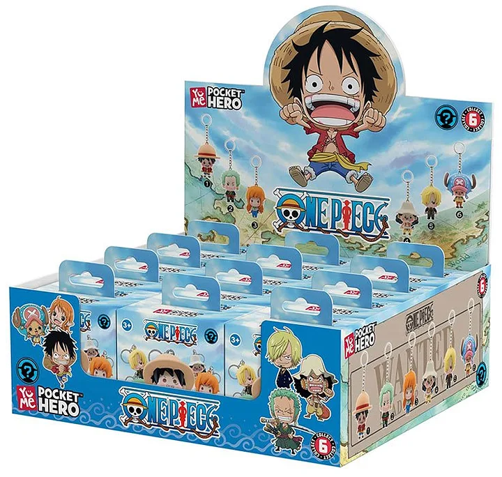 YuMe Llaveros One Piece Pocket Hero Series 1pz Surtido